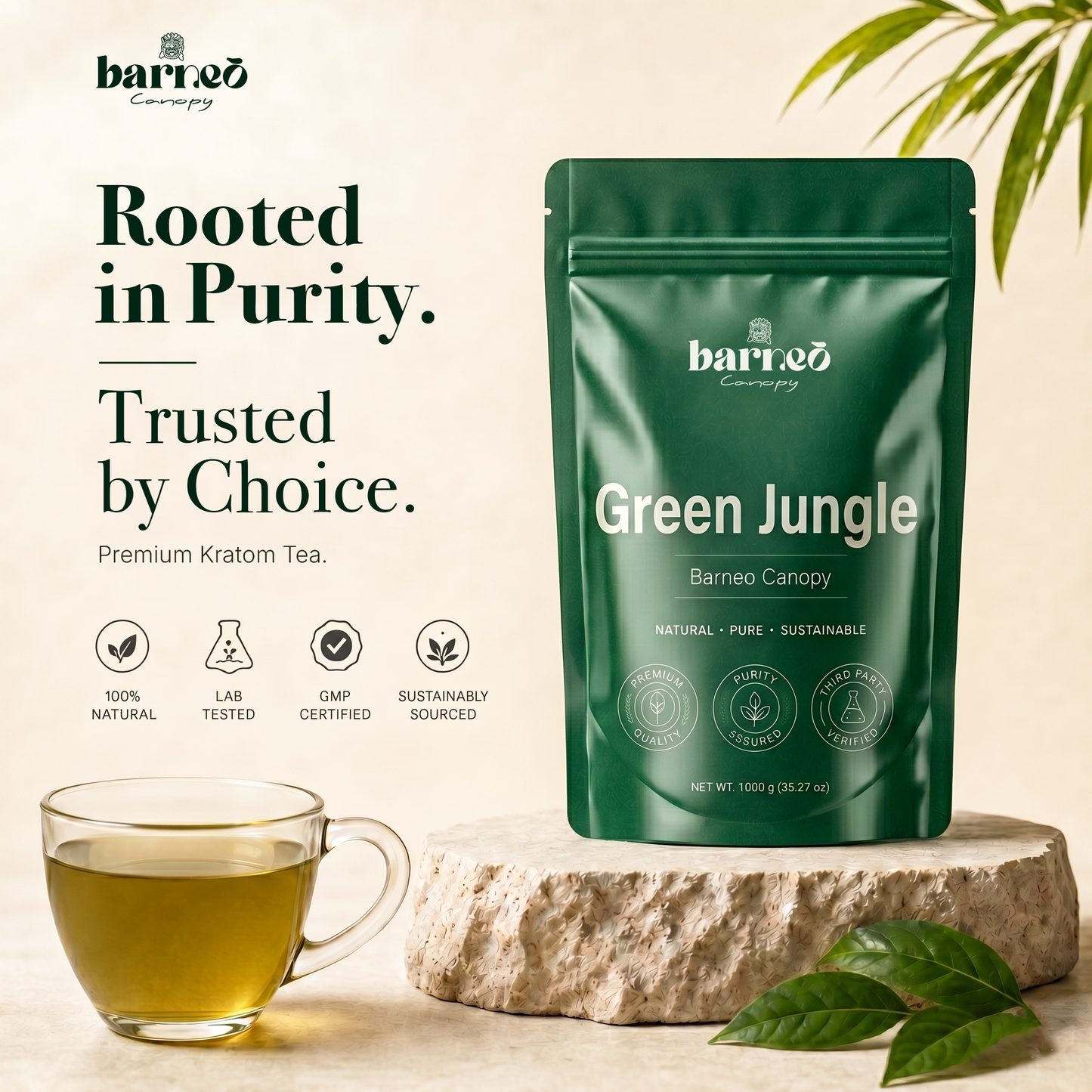 Barneo Canopy Green Jungle Kratom